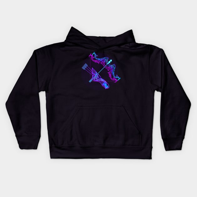 Sagittarius Kids Hoodie by DISOBEY